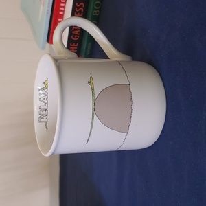 Hallmark Rim Shots collectible mug - snake on a rock, "Relax"! Vintage 1985